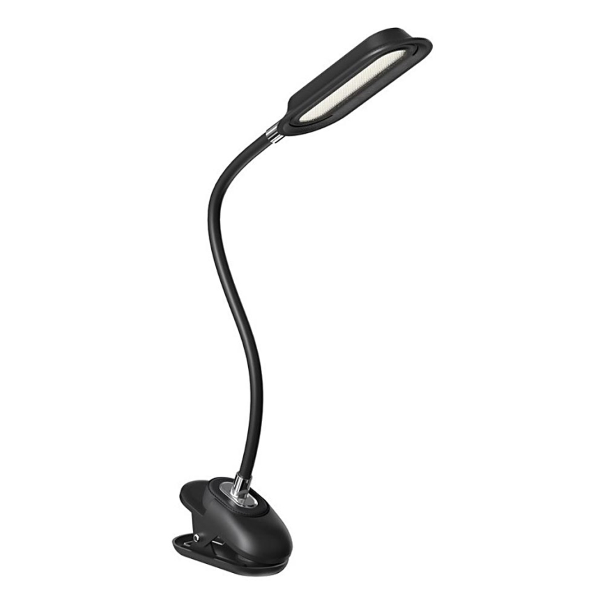 Επιτραπέζιο ρυθμιζόμενο φωτιστικό LED+CCT με κλιπ CLIP LED/7,5W/230V 3000/4200/5000K μαύρο