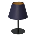 Επιτραπέζιο φωτιστικό ARDEN 1xE27/60W/230V διάμ. 20 εκ. μωβ/χρυσό