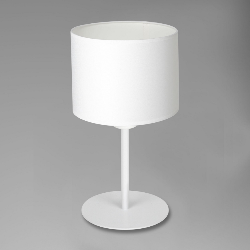 Επιτραπέζιο φωτιστικό ARDEN 1xE27/60W/230V διάμ. 18 εκ. λευκό