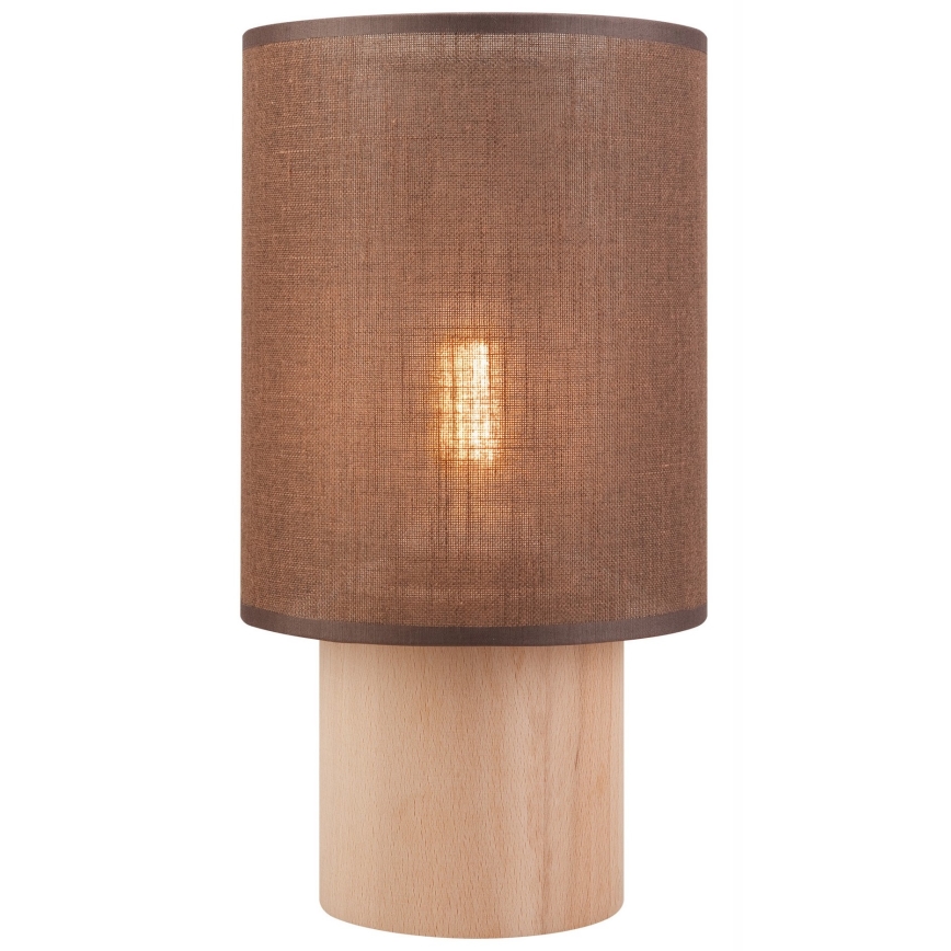 Επιτραπέζιο φωτιστικό ARI TABLE 1xE27/60W/230V καφέ/οξιά