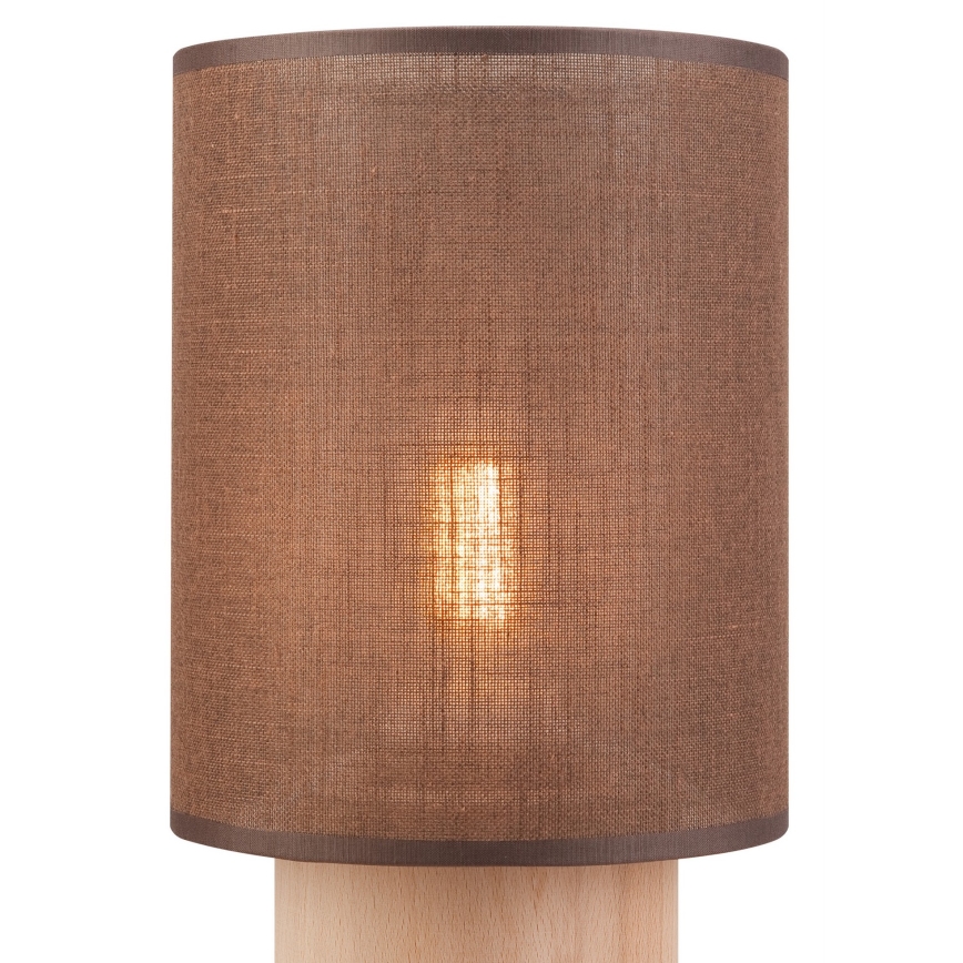 Επιτραπέζιο φωτιστικό ARI TABLE 1xE27/60W/230V καφέ/οξιά