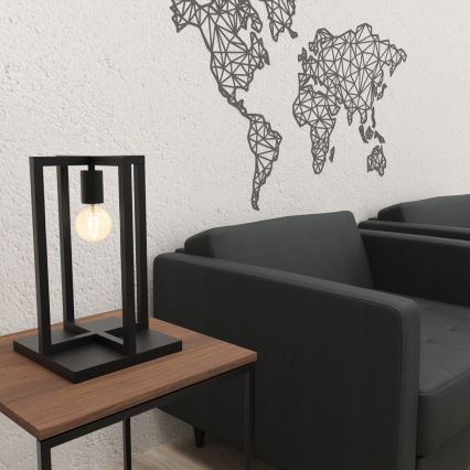 Επιτραπέζιο φωτιστικό ARNOLD 1xE27/60W/230V μαύρο