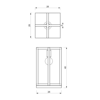 Επιτραπέζιο φωτιστικό ARNOLD 1xE27/60W/230V μαύρο