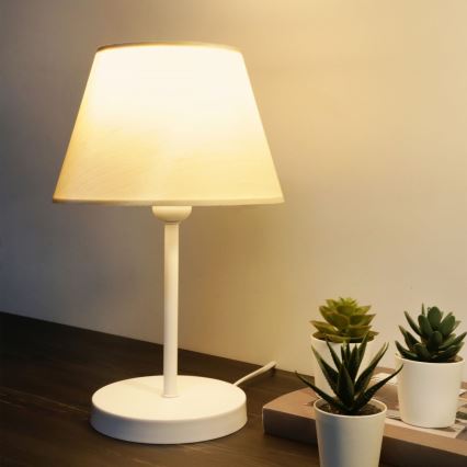 Επιτραπέζιο φωτιστικό AYD 1xE27/40W/230V λευκό