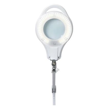 Επιτραπέζιο φωτιστικό LED Dimmable με μεγεθυντικό φακό LED/10W/230V λευκό