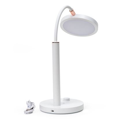 Επιτραπέζιο φωτιστικό LED ντιμαριζόμενο AURA LED/10W/230V 3700/4200K CRI 97 λευκό