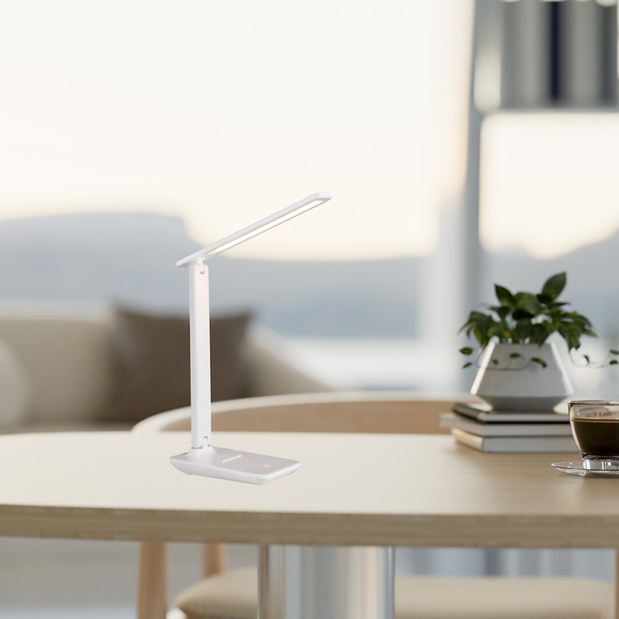 Επιτραπέζιο φωτιστικό LED ντιμαριζόμενο POST LED/5W/5V 3000-6500K λευκό