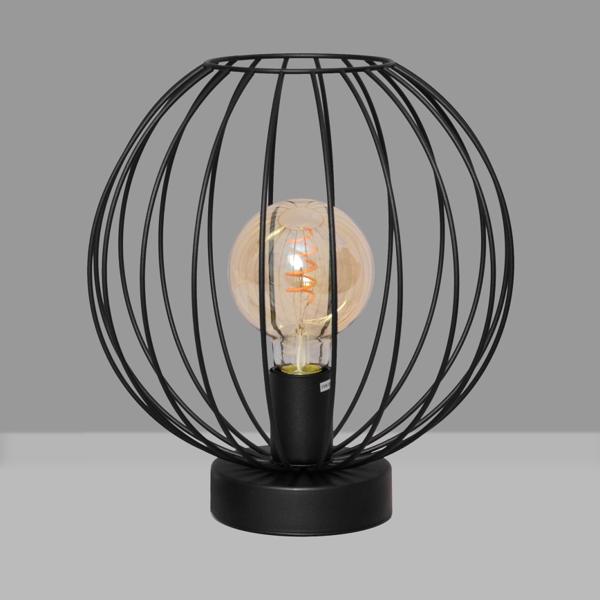 Επιτραπέζιο φωτιστικό MERCURE 1xE27/15W/230V μαύρο