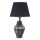 Επιτραπέζιο φωτιστικό RAMZES 1xE27/40W/230V μαύρο/ασημί