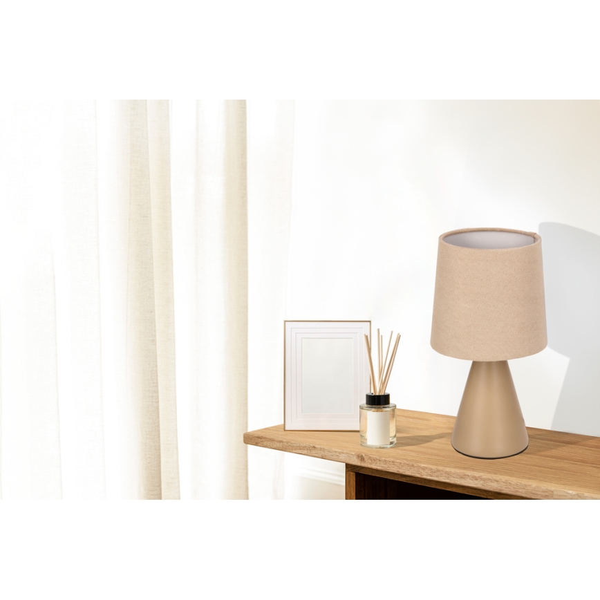 Επιτραπέζιο φωτιστικό SATTI 1xE14/40W/230V μπεζ