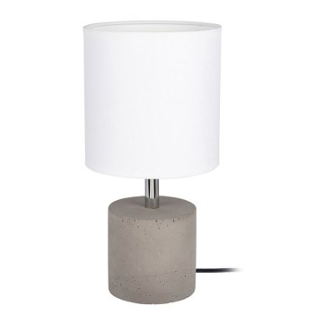 Επιτραπέζιο φωτιστικό STRONG ROUND 1xE27/25W/230V από σκυρόδεμα
