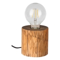 Επιτραπέζιο φωτιστικό TRABO 1xE27/25W/230V πεύκο