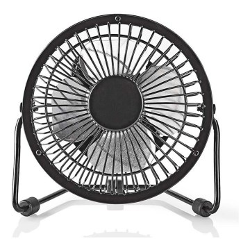 Επιτραπέζιος ανεμιστήρας 3W/USB 10 εκ. μαύρος