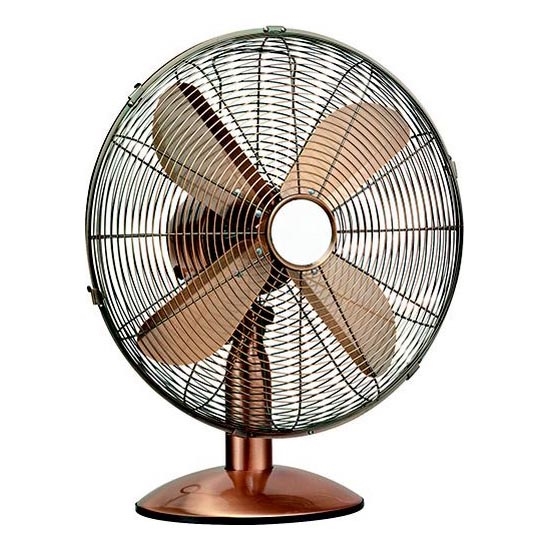 Επιτραπέζιος ανεμιστήρας 50W/230V διάμετρος 30 cm χαλκός