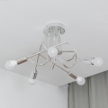 Επιφανειακό φωτιστικό οροφής OXFORD 5xE27/15W/230V γυαλιστερό χρώμιο