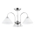 Επιφανειακό φωτιστικό οροφής TAPER 3xE27/15W/230V γυαλιστερό χρώμιο