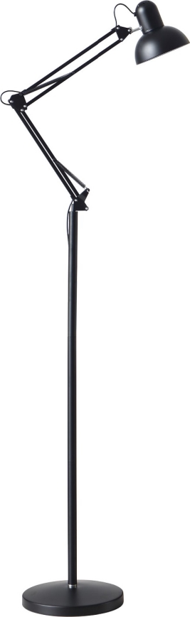 Εύκαμπτο επιδαπέδιο φωτιστικό AURIQ 1xE27/60W/230V 184 cm μαύρο