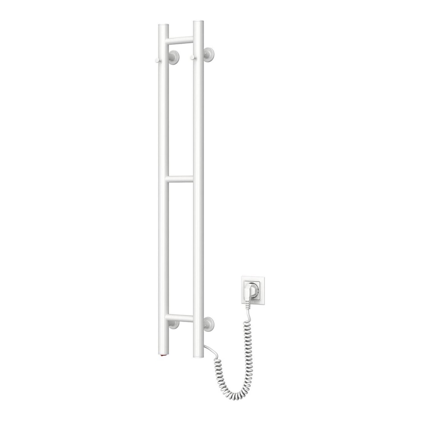 Ηλεκτρική πετσετοκρεμάστρα SILOUETTE 187W/230V 101,1 cm IP44 λευκό δεξιός στρογγυλό