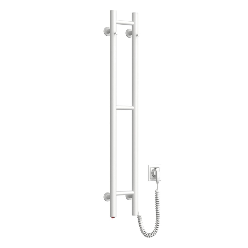 Ηλεκτρική πετσετοκρεμάστρα SILOUETTE 187W/230V 101,1 cm IP44 λευκό δεξιός στρογγυλό