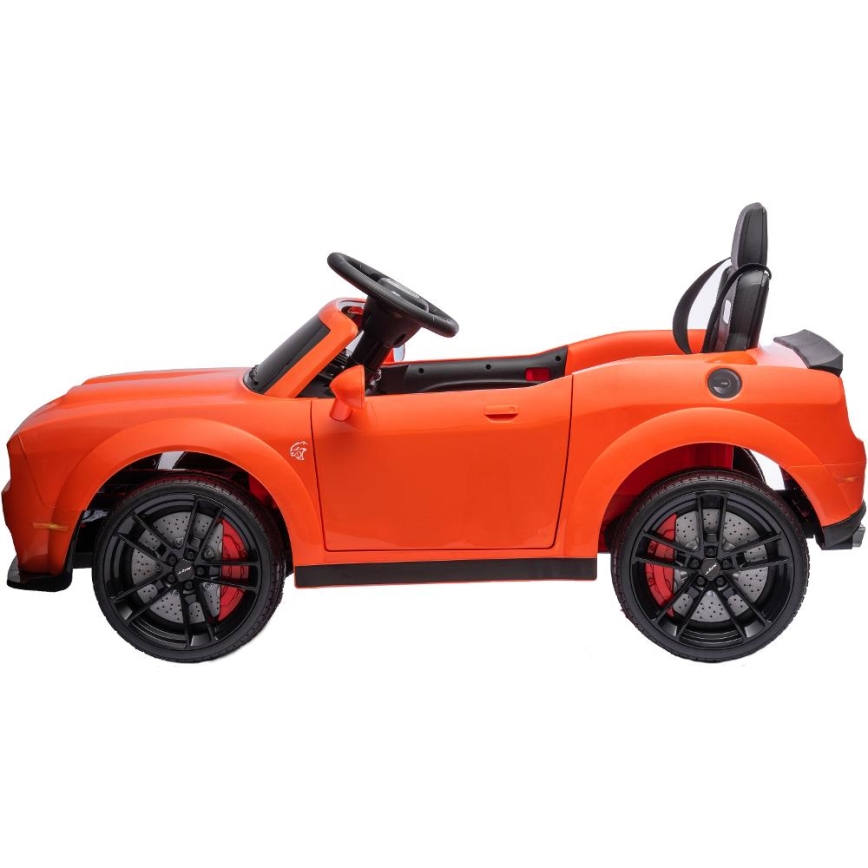 Ηλεκτρικό αυτοκίνητο Dodge Challenger 50W/4500 mAh πορτοκαλί