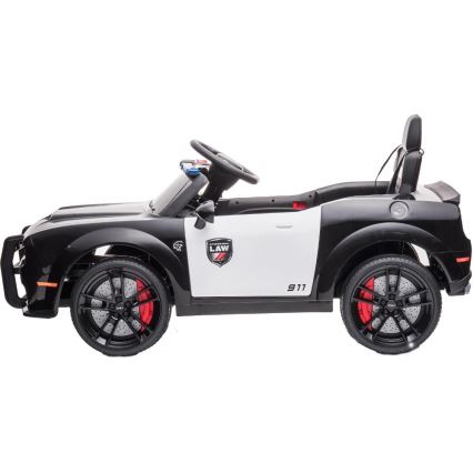 Ηλεκτρικό αυτοκίνητο Dodge Challenger Police αυτοκίνητο 50W/4500 mAh  μαύρο/λευκό