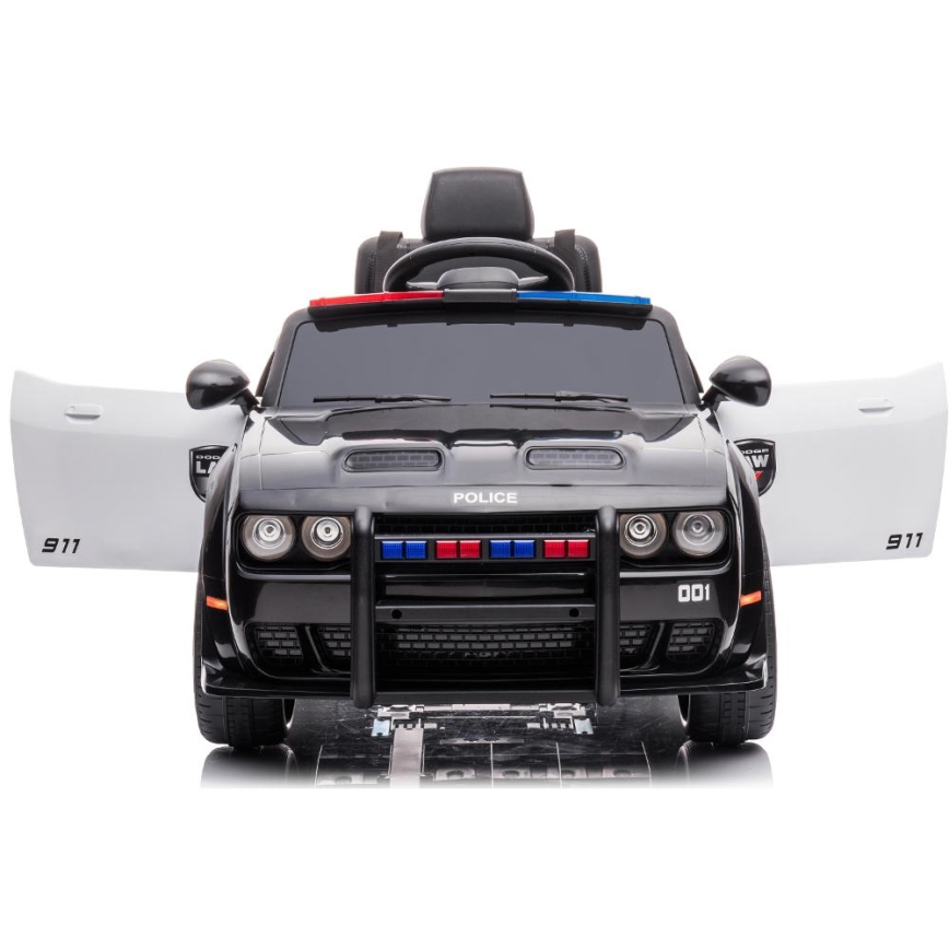 Ηλεκτρικό αυτοκίνητο Dodge Challenger Police αυτοκίνητο 50W/4500 mAh  μαύρο/λευκό