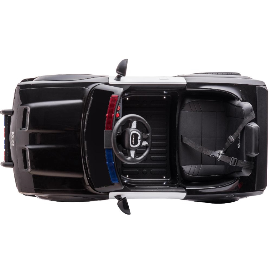 Ηλεκτρικό αυτοκίνητο Dodge Challenger Police αυτοκίνητο 50W/4500 mAh  μαύρο/λευκό