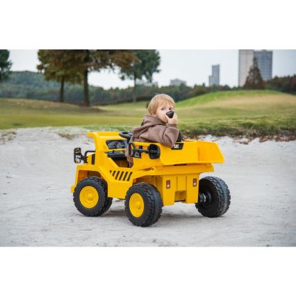 Ηλεκτρικό αυτοκίνητο Loader CAT 60W/4500 mAh κίτρινο/μαύρο