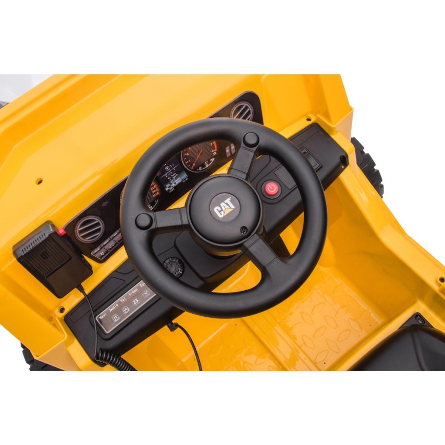 Ηλεκτρικό αυτοκίνητο Loader CAT 60W/4500 mAh κίτρινο/μαύρο