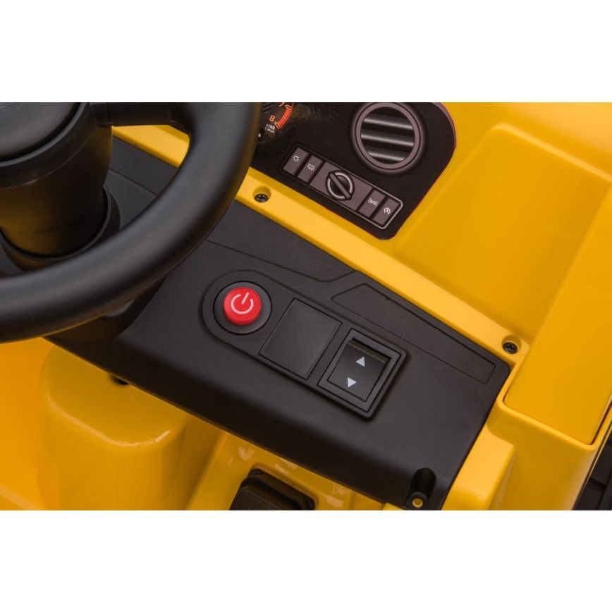 Ηλεκτρικό αυτοκίνητο Loader CAT 60W/4500 mAh κίτρινο/μαύρο