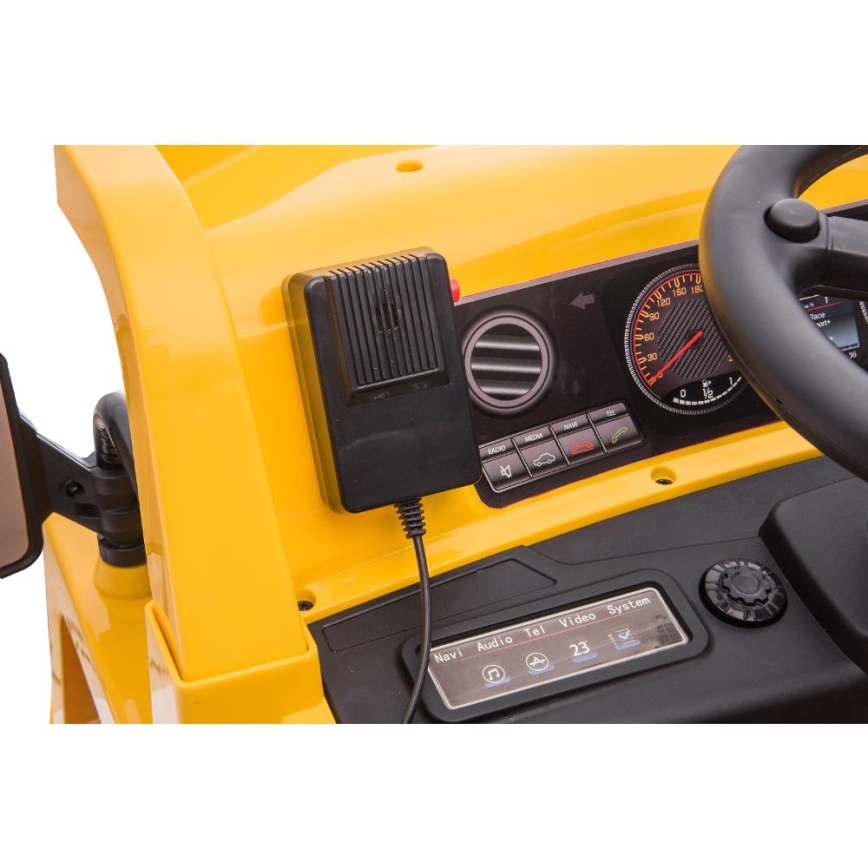 Ηλεκτρικό αυτοκίνητο Loader CAT 60W/4500 mAh κίτρινο/μαύρο
