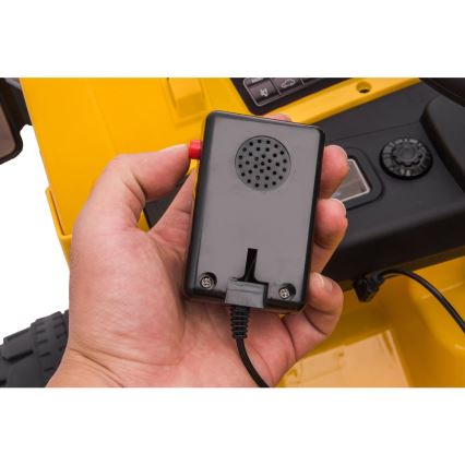 Ηλεκτρικό αυτοκίνητο Loader CAT 60W/4500 mAh κίτρινο/μαύρο