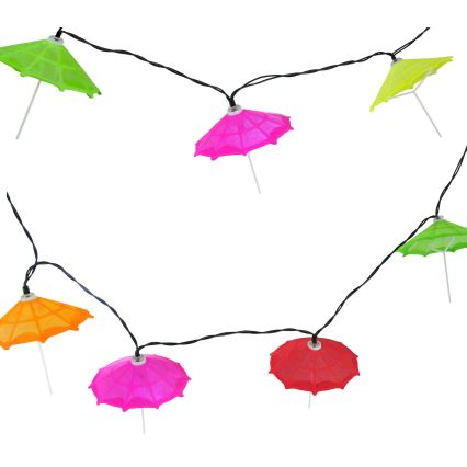 Ηλιακά λαμπάκια LED 10xLED/1,2V 300 mAh 3,8 m IP44 umbrellas