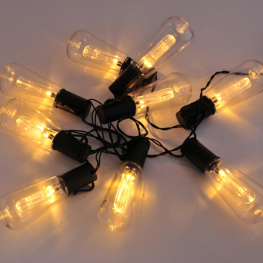 Ηλιακά λαμπάκια LED EDISON 10xLED/1,2V IP44