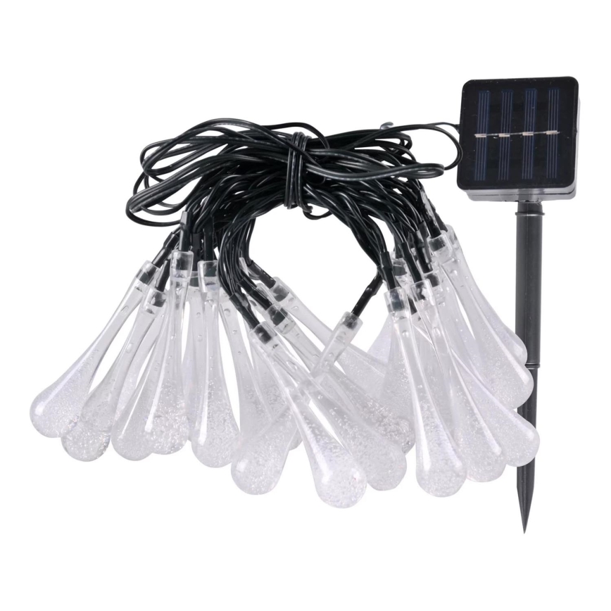 Ηλιακά λαμπάκια LED ICE 30xLED/1,2V 300 mAh IP44