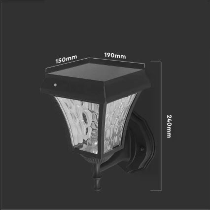 Ηλιακή λάμπα LED 3in1 LED/2W/5,5V IP65