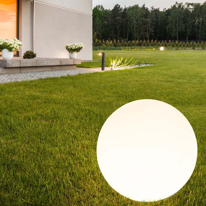Ηλιακή λάμπα LED BALL LED/3,7V 2000 mAh διάμετρος 50 cm IP65 λευκό