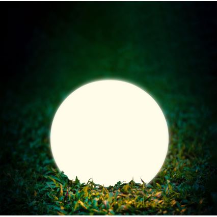 Ηλιακή λάμπα LED BALL LED/3,7V 2000 mAh διάμετρος 50 cm IP65 λευκό