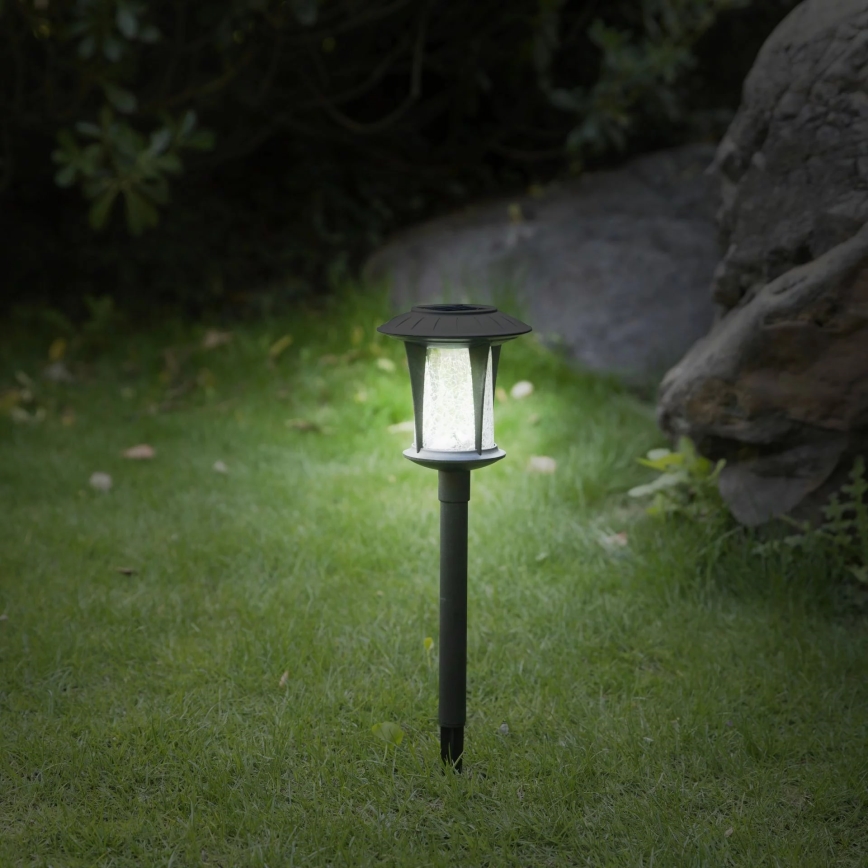 Ηλιακή λάμπα LED BOLTON LED/1,2V 100 mAh IP44 μαύρο