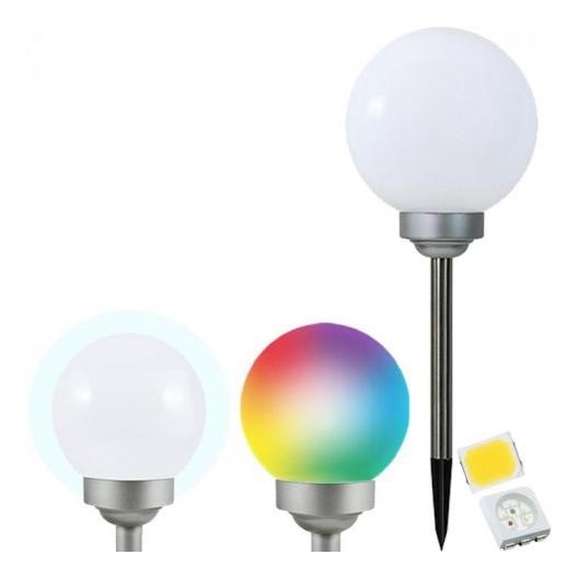 Ηλιακή λάμπα LED RGB LED/0,2W/1,2V 600 mAh IP44