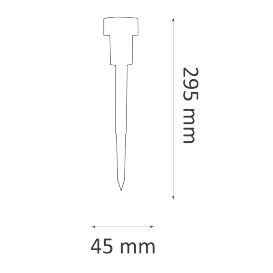 Ηλιακή λάμπα LED STIK LED/1,2V IP44