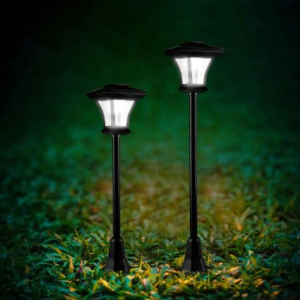 Ηλιακή λάμπα LED TIRANA LED/1,6W/1,2V 600 mAh IP44 μαύρο