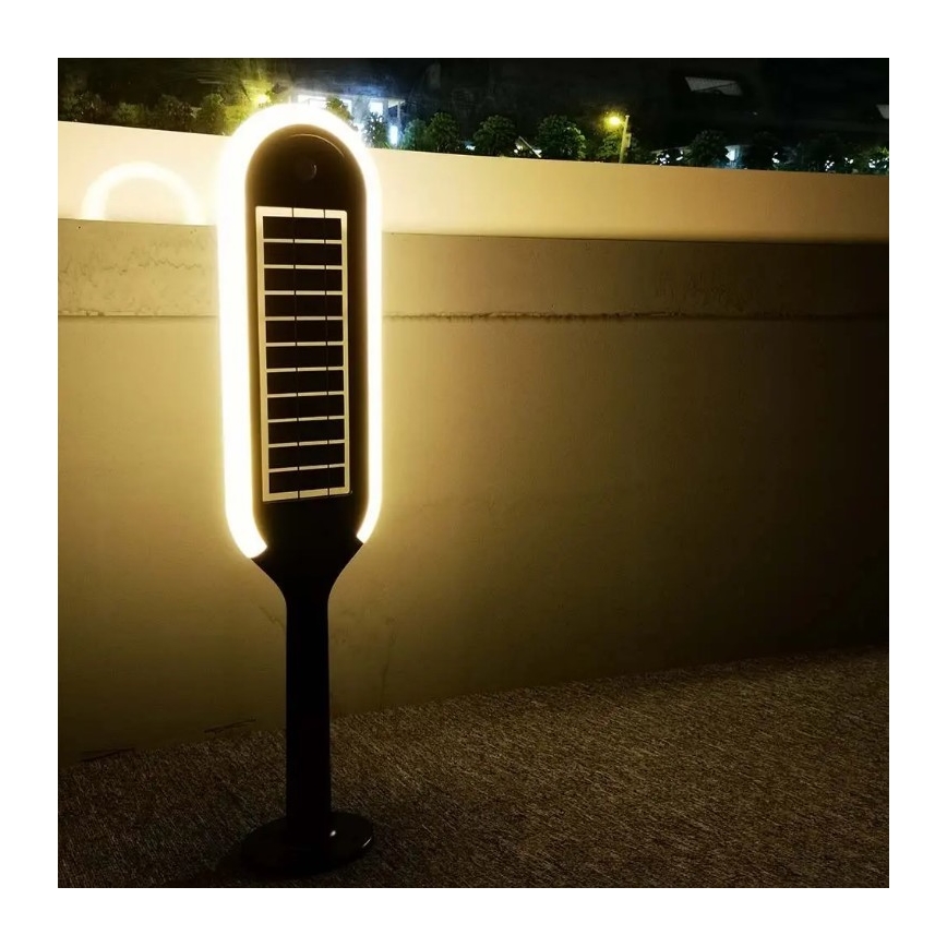 Ηλιακή λάμπα LED με αισθητήρα BOLLARD LED/5W/5,5V 70 cm 4000K IP65 2000 mAh
