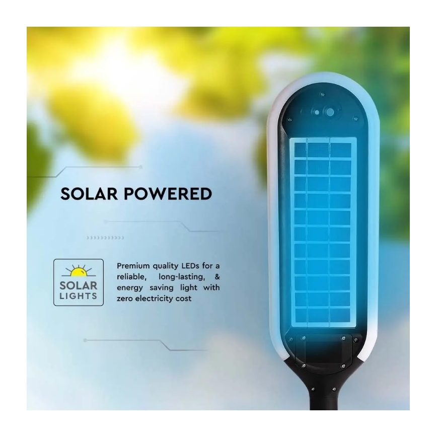 Ηλιακή λάμπα LED με αισθητήρα BOLLARD LED/5W/5,5V 70 cm 4000K IP65 2000 mAh