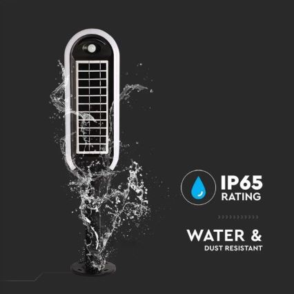 Ηλιακή λάμπα LED με αισθητήρα BOLLARD LED/5W/5,5V 70 cm 4000K IP65 2000 mAh