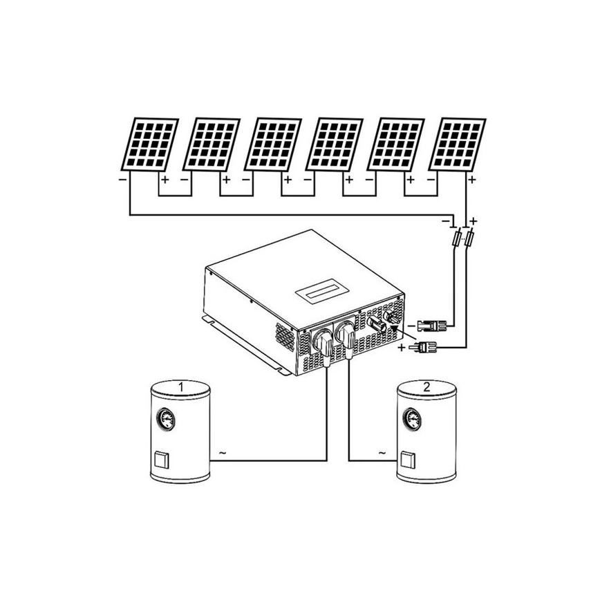Ηλιακό inverter για θέρμανση νερού ECO Solar Boost MPPT-3000 3,5kW PRO