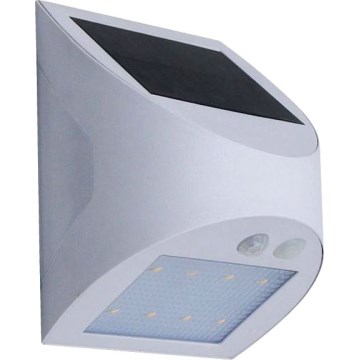 Ηλιακό LED επιτοίχιο φωτιστικό με αισθητήρα LED/3W/3,7V 3000/4000K 1200 mAh IP54 λευκό