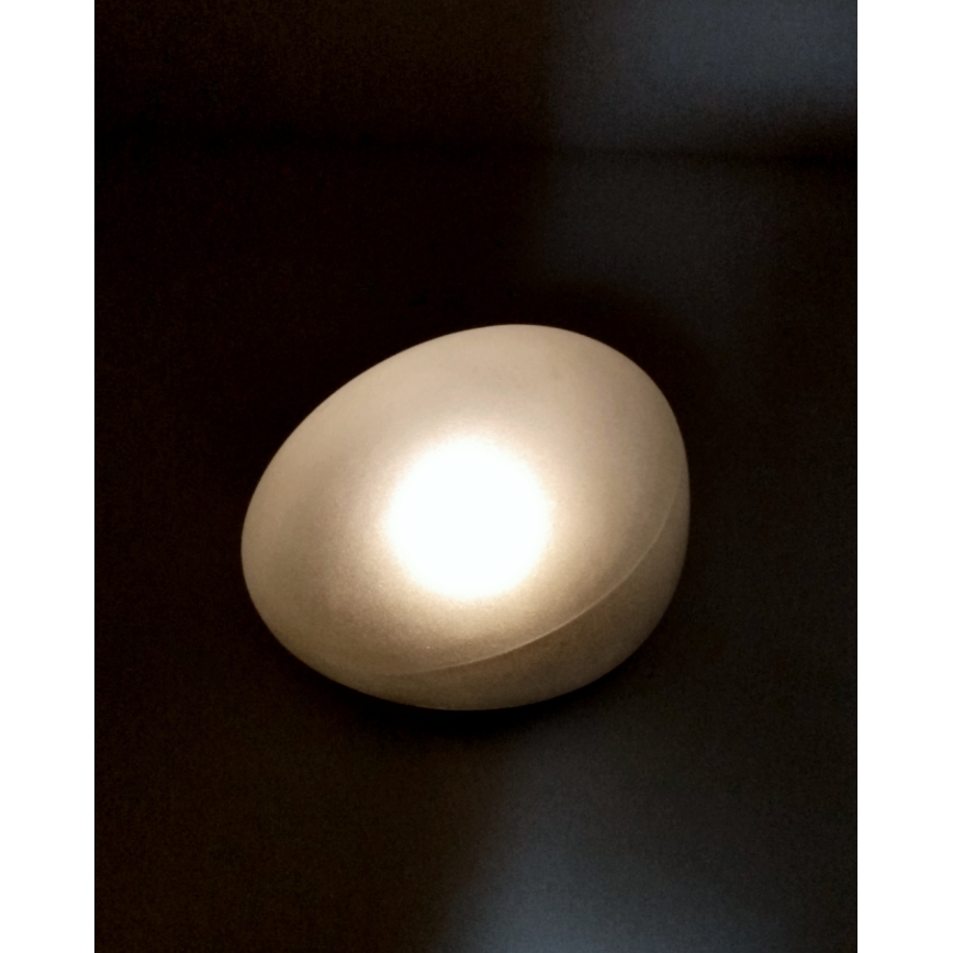 Ηλιακό LED φωτιστικό 2xLED/1,2V 300 mAh IP44 μαύρο/λευκό