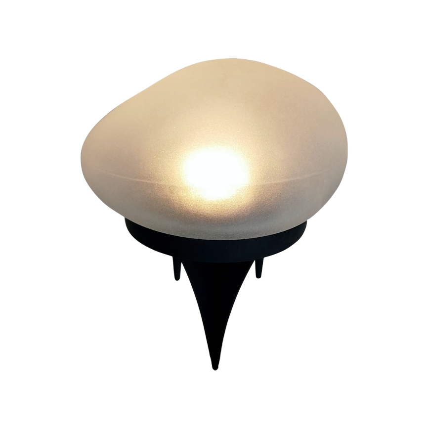 Ηλιακό LED φωτιστικό 2xLED/1,2V 300 mAh IP44 μαύρο/λευκό