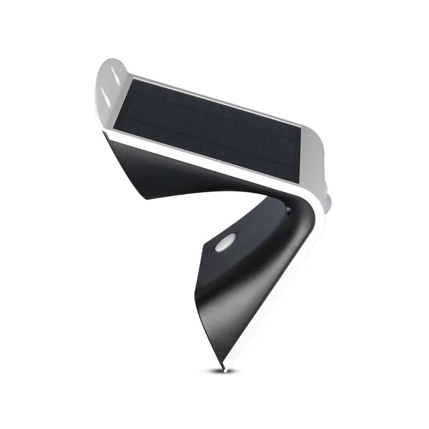 Ηλιακό επιτοίχιο φωτιστικό LED με αισθητήρα LED/3W/3,7V 3000/4000K IP65 λευκό